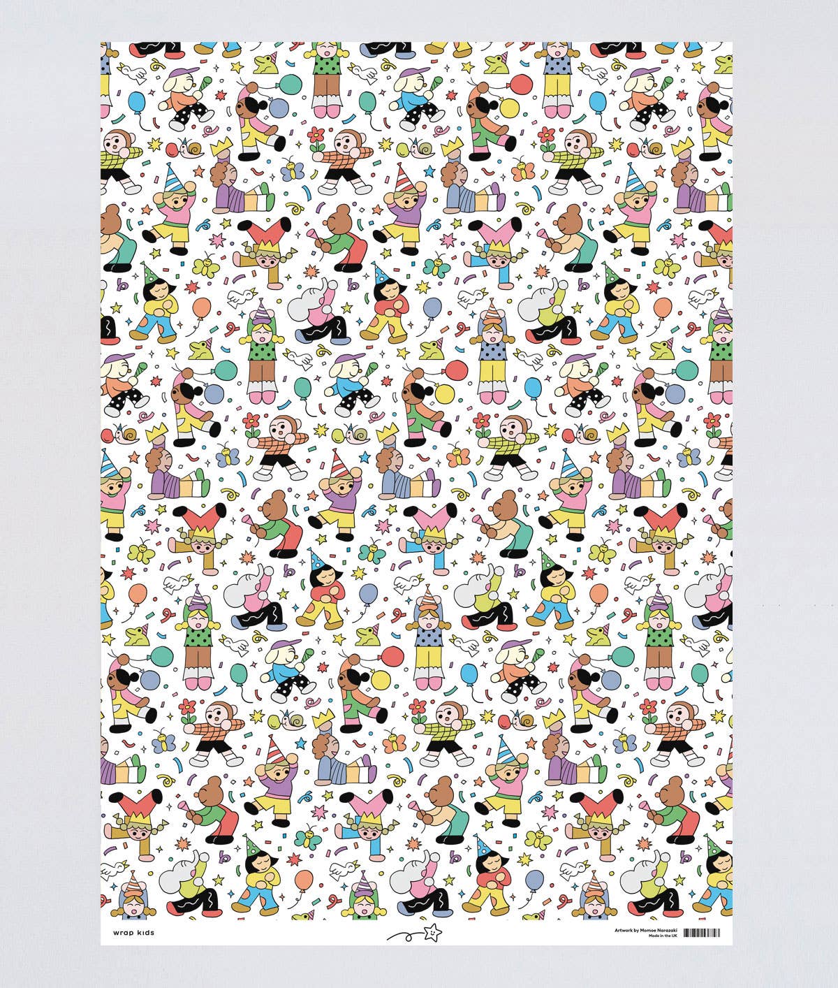 Dance Party Kids Gift Wrap
