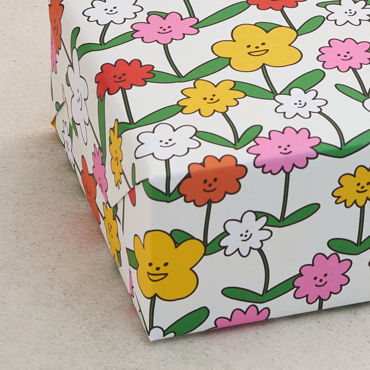 Happy Flowers Gift Wrap
