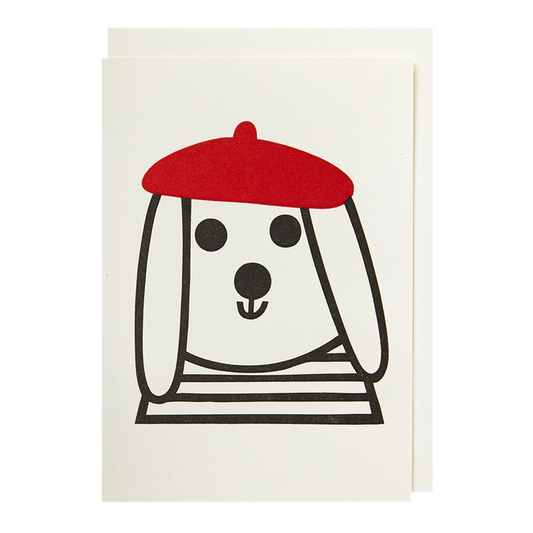 Dog with Beret