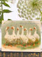 Glitter Geese at Christmas