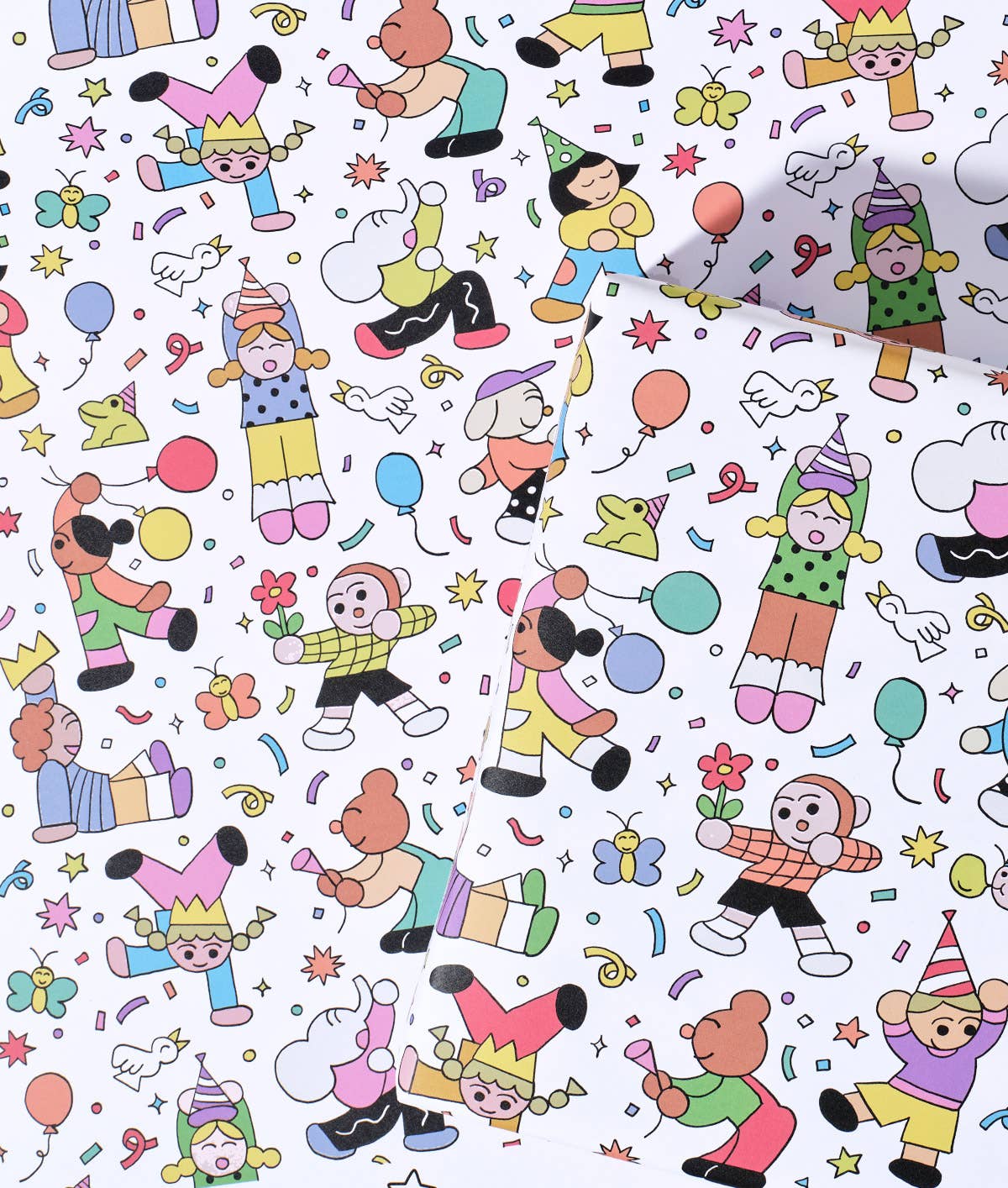 Dance Party Kids Gift Wrap