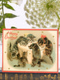 Milky Christmas Glitter Cats