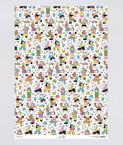 Dance Party Kids Gift Wrap