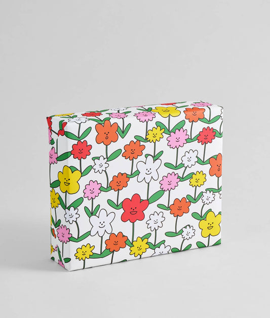 Happy Flowers Gift Wrap