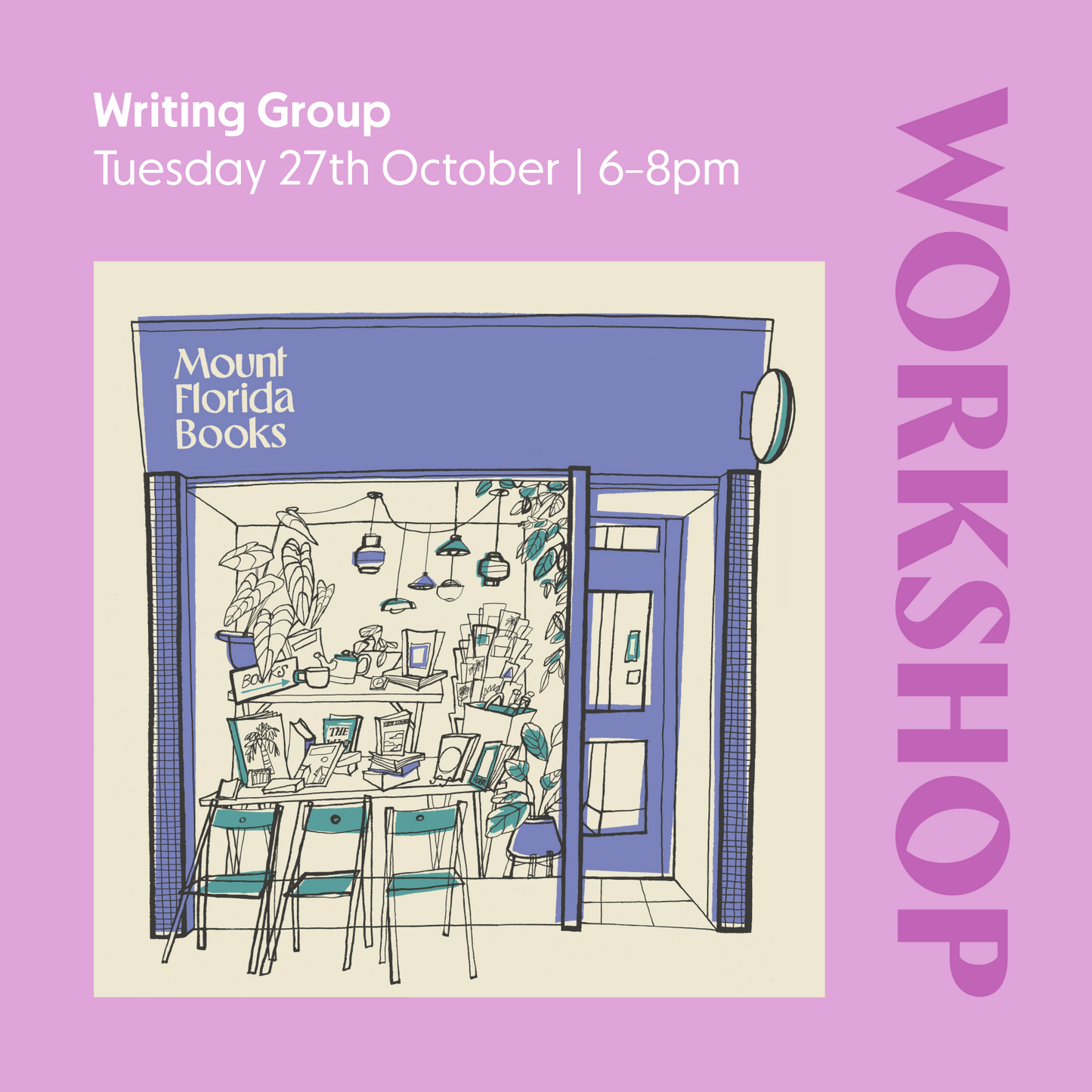 Writing Group | Tuesday 27th October | 6-8pm
